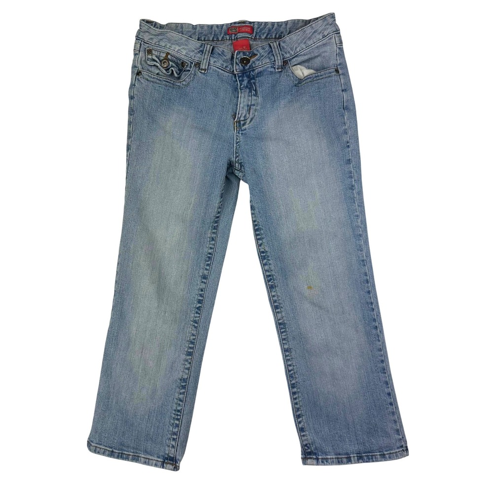 Faded Glory Jeans Ladies Originals Straight 10 Light‎ Wash Denim Mid Rise VTG